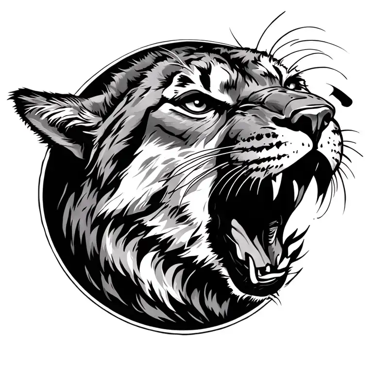 Mountain Lion Roaring