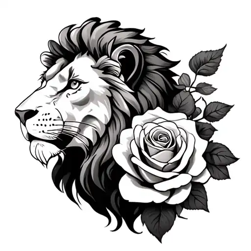 Rose And Lion