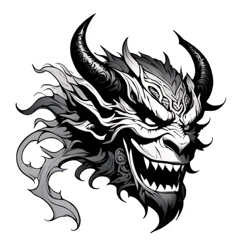 Oni Demon Mask