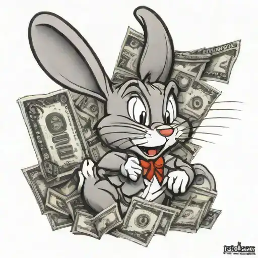Bugs Bunny With Money