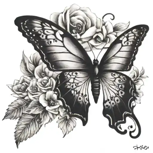 Tattoo For Mom That Passed She Liked Butterfly's