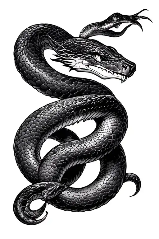 Vinland Saga Anime Tatto And Snake