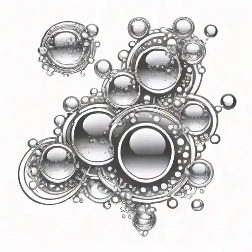 Bubbles An Stars An The Moon