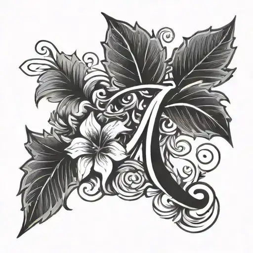 Vine Containing The Letter M C C V And Flowers Growing