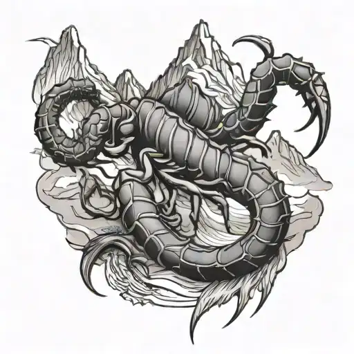 Scorpio Zodiac Sign Mountain