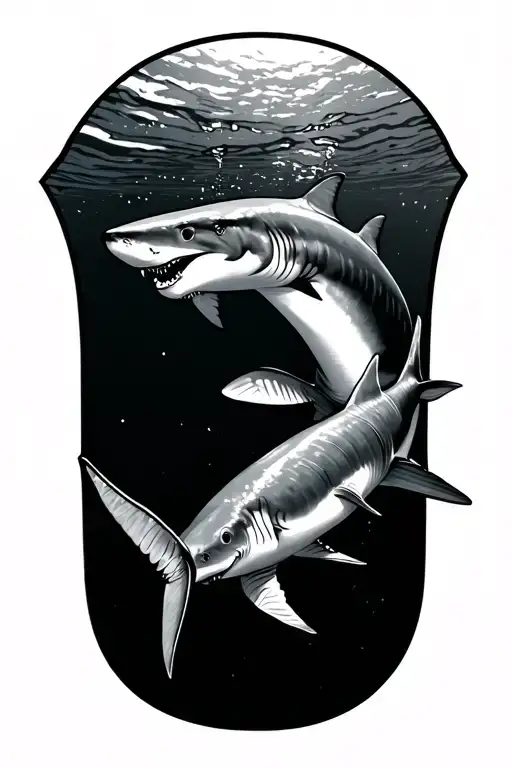 Find My A Quarter Sleeve With Quarter Sleeve Reef And Shark