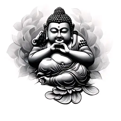 See No Evil Speak No Evil Hear No Evil Buddha Sitting