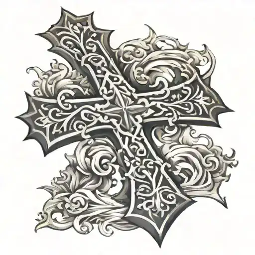 Christian Cross With Verse