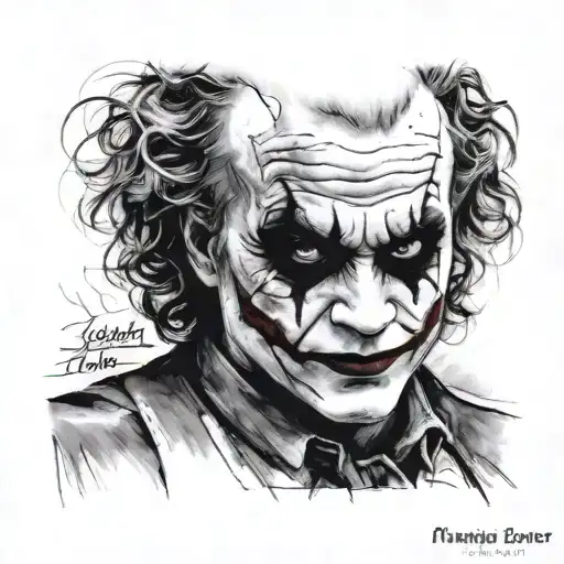 Mathing Joker Heath Ledger