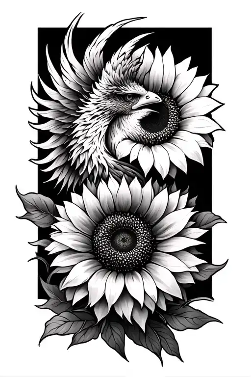 Phoenix And Sunflower