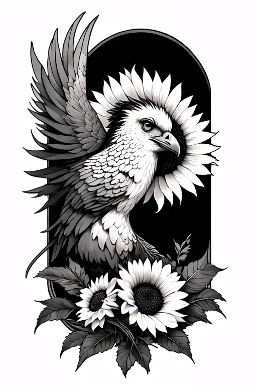 Phoenix And Sunflower
