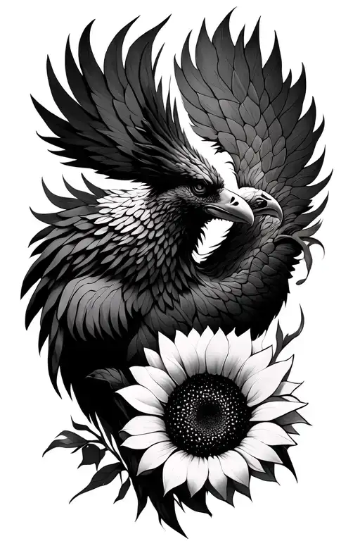 Phoenix And Sunflower