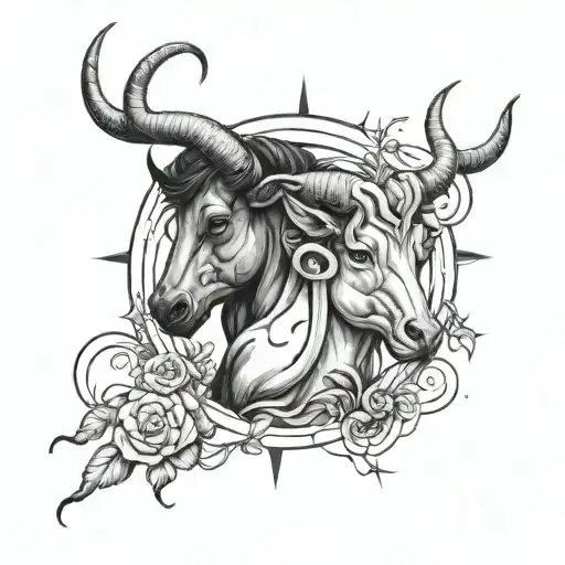 Gemini And Taurus Combined Together