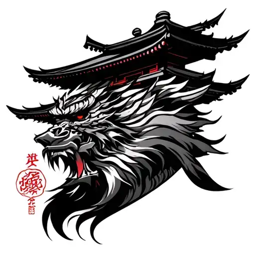 Warrior Japanese Temple