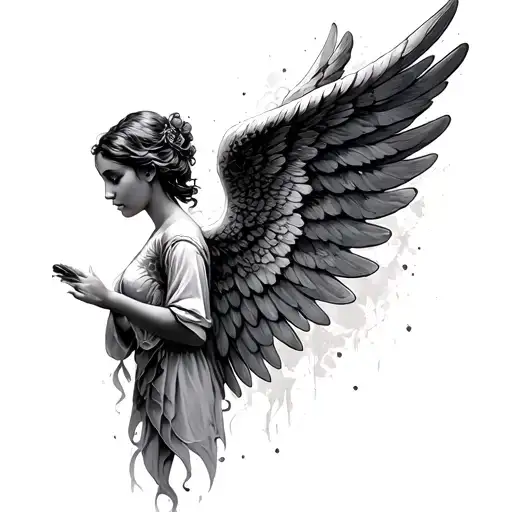 Resilience With An Angel Wing That Is Very Delicate