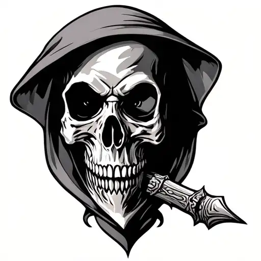 Grim Reaper Skull