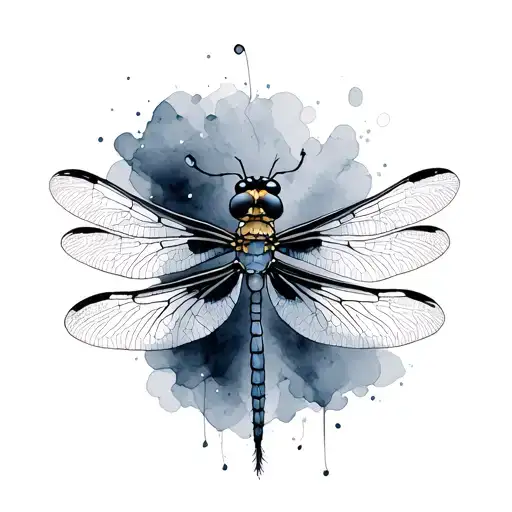 Watercolor Dragonfly