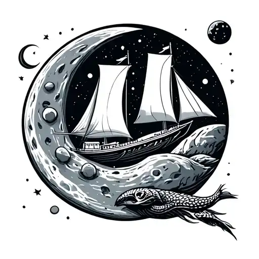 Sail Boa On The Moon
