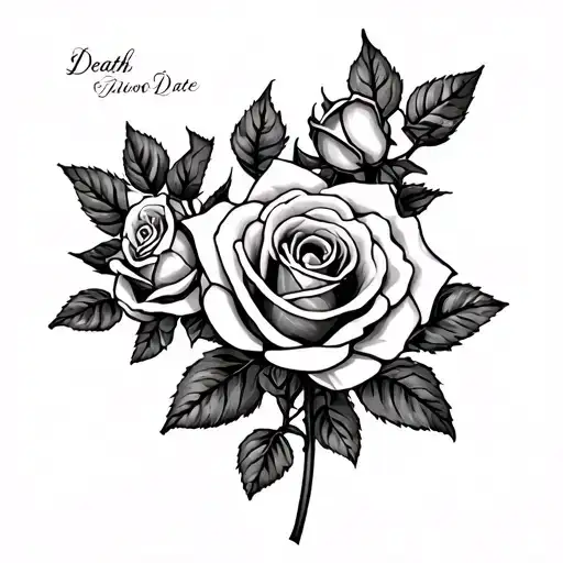 Roses With Death Date