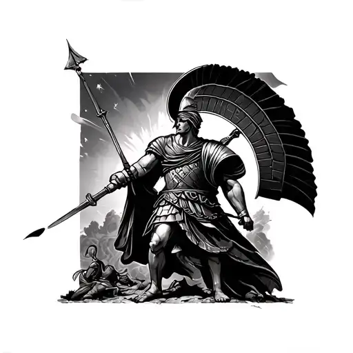 Ancient Greek Spartan Army At War