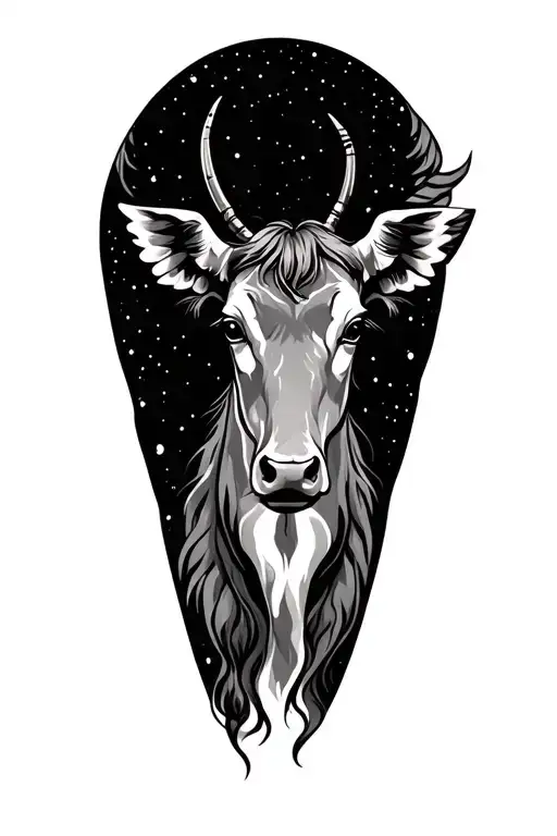 Sagittarius Calf Tattoo Design Inspired