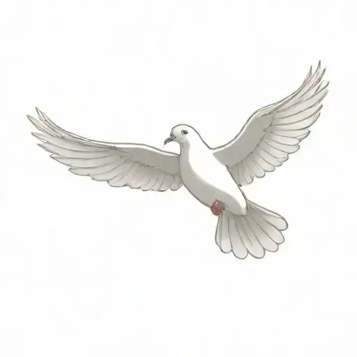 Dove Carrying An Olive