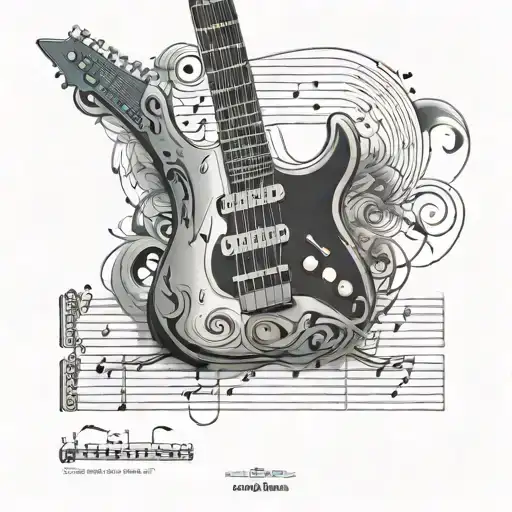 Electric Guitar Keyboard Sheet Music