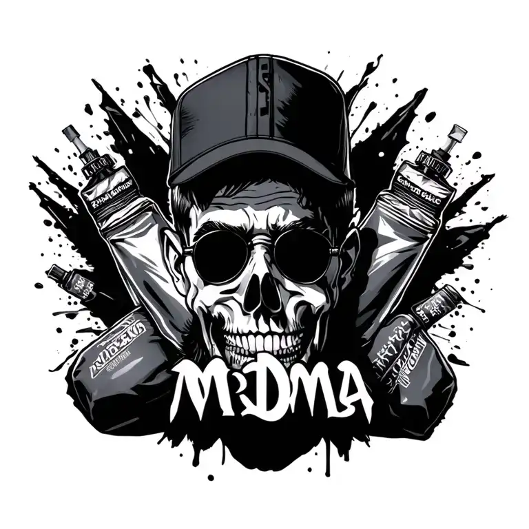 Joe With Mdma Bags Surrounding The Name