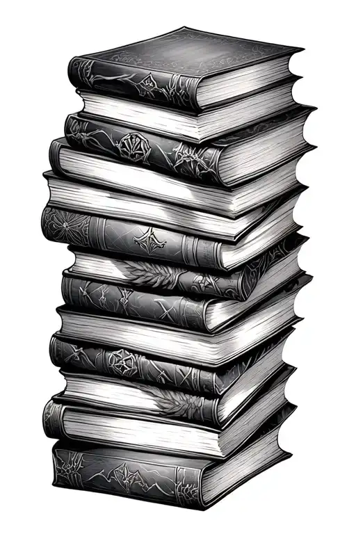 Stack Of Wizard Books