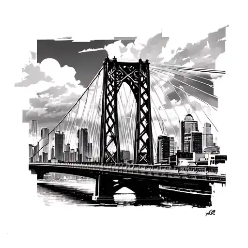 Quantum Johannesburg Background Black And White Mandela Bridge