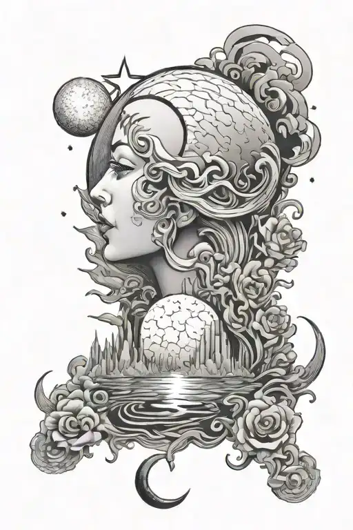 Moon Rising And The Love