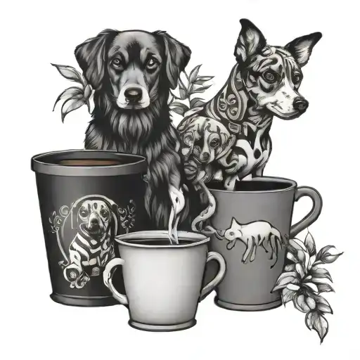 Coffee Dogs And Plant Pots