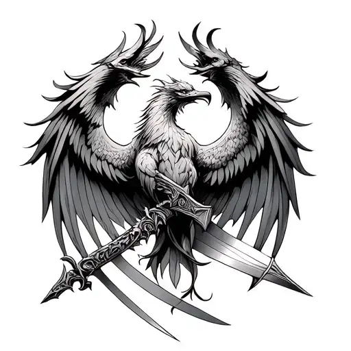 Phoenix And Sword