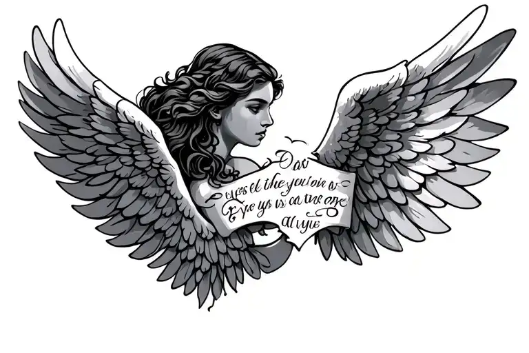 Angel Wings And Words