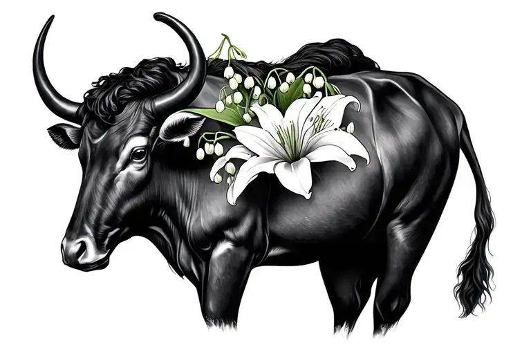 Taurus With Lily Of The Valley