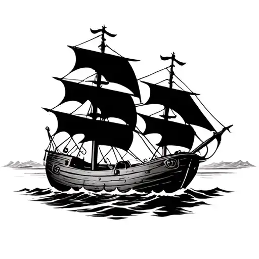 I Want A Quarter Sleeve On My Shoulder Of An Anchor With An Old Wooden Ship Wh