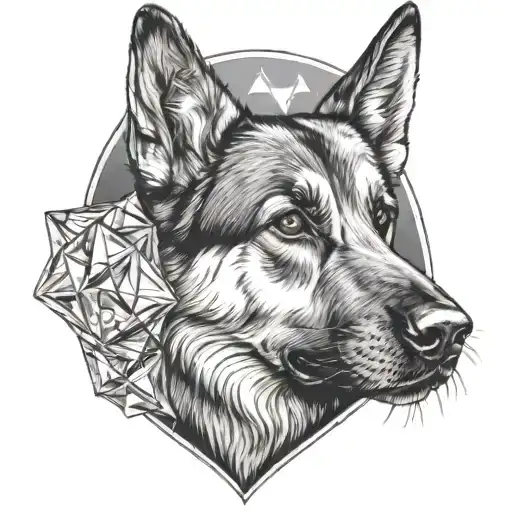 German Shepard And Ice Cube