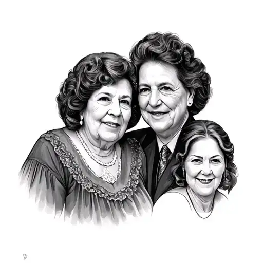 I Fingure Print Tattoo Of My Mom Dad Two Elder Sisters