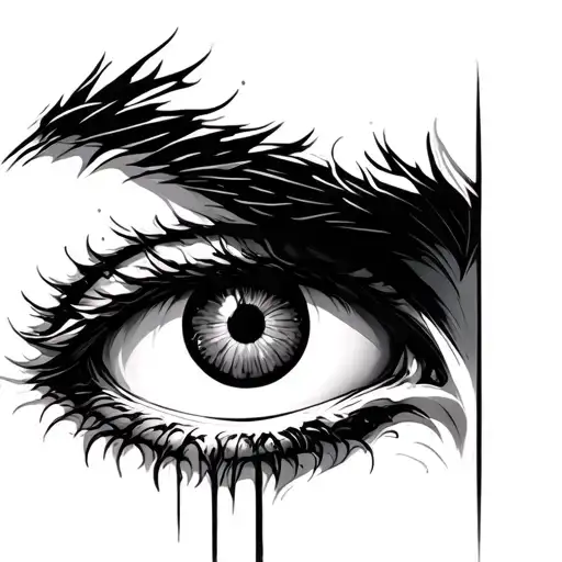 Evil Eye With Cyber Style