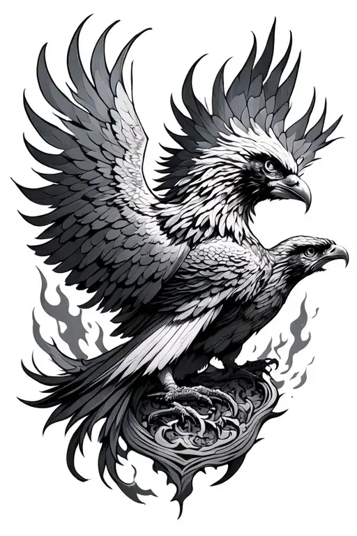 Phoenix Rising From The Ashes