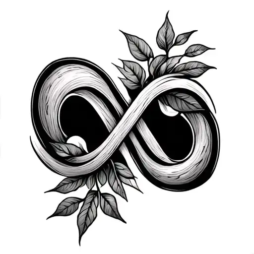 Ayahuasca Vine In Shape Of Infinity Symbol