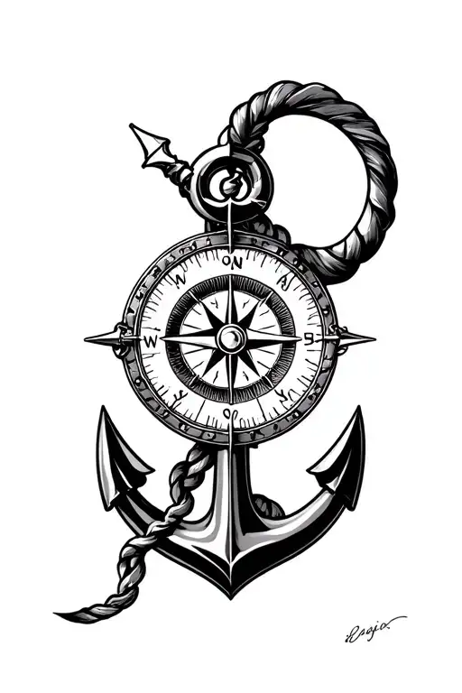 Anchor Nautischer Compass