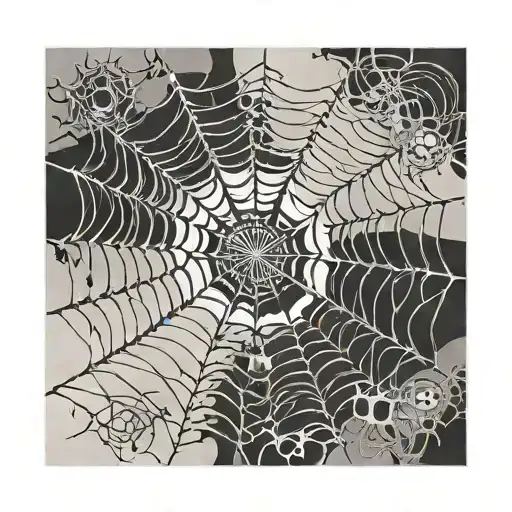 Cobweb With A Phantom Troupe Spider From Hunter X Hunter