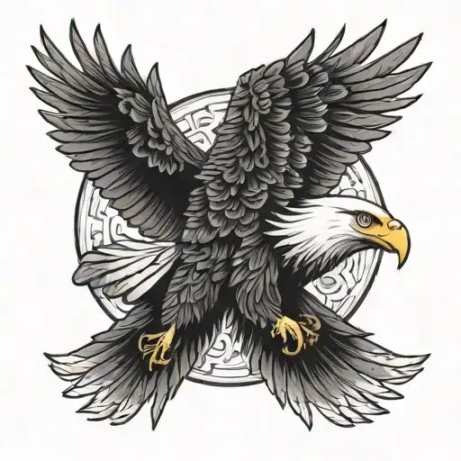 Bald Eagle Made Of Mechanics