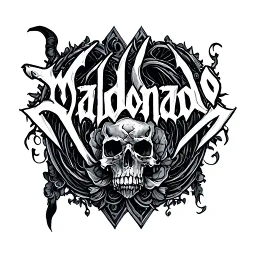 Maldonado In Gothic Letters