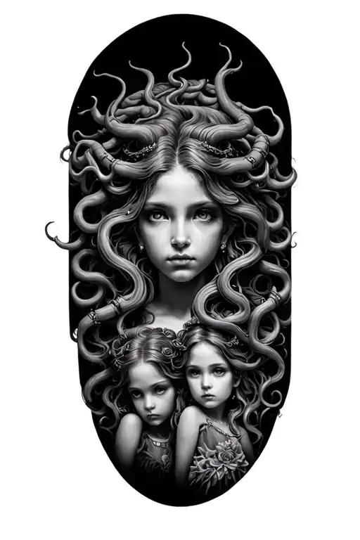 Medusa And 4 Daughters