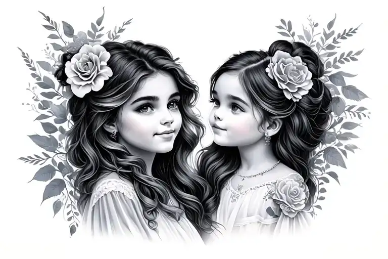 Matching Mother And Daughter