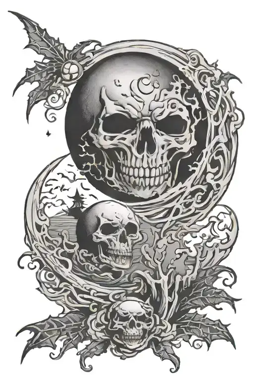 Spooky Halloween Moon