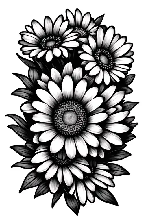 Daisies Mandala Design Incorporating
