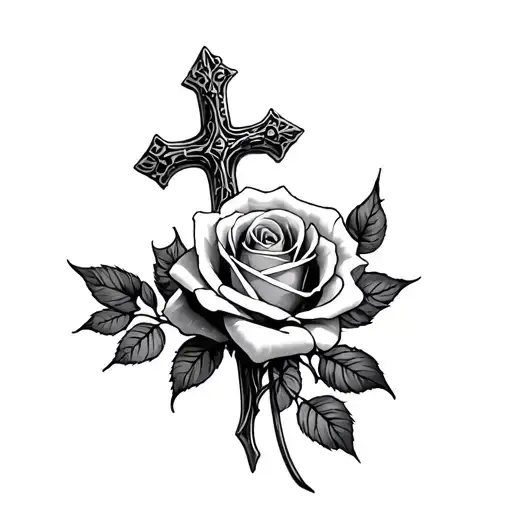 Rose And Cross